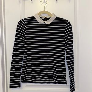 Black & White Stripes Long Sleeves